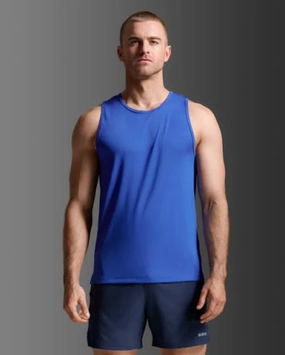 2xu Aero Tank In Blue
