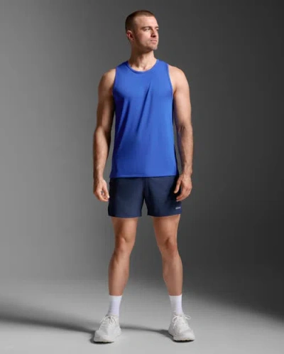 2xu Aero Tank In Blue