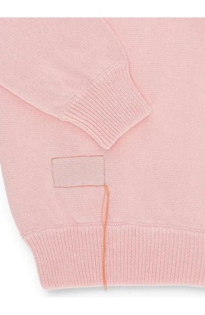 Fortela Rover Cotton Crewneck Sweater In Pink