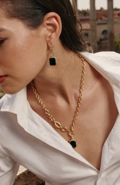 Retro Chic Lava Earrings