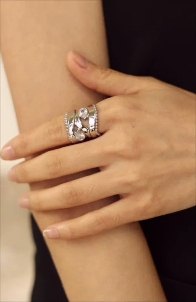 Retro Chic Droplets Ring