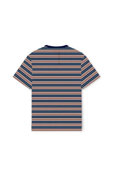 Fortela Yakut Ribbed Motif T-shirt In Multi