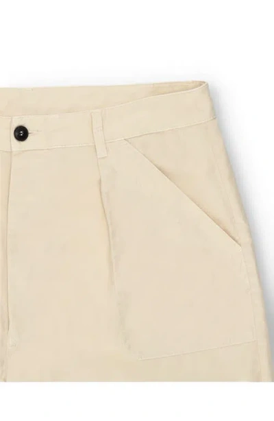 Fortela Haute Twill Cotton Shorts In Brown