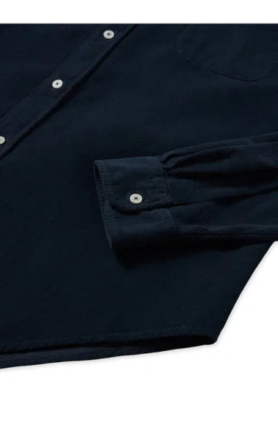 Fortela King Corduroy Shirt In Blue