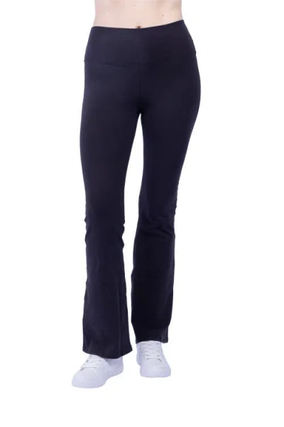 Lezat Vanna Organic Cotton Bootleg Flare Pant In Blue