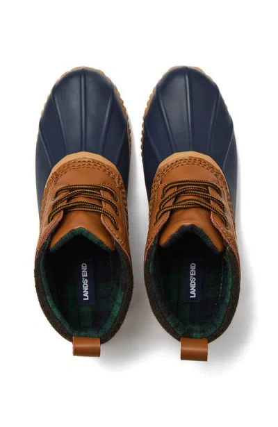 Lands' End Waterproof Ankle Duck Boots In Brown
