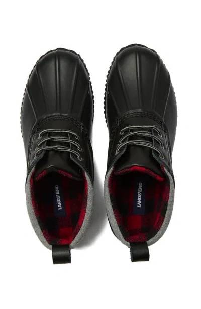 Lands' End Waterproof Ankle Duck Boots In Animal Print