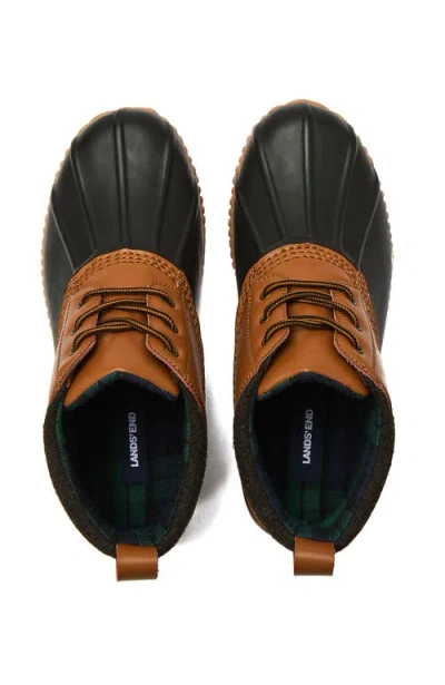 Lands' End Waterproof Ankle Duck Boots In Animal Print