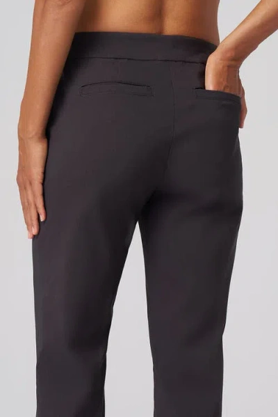 Franne Golde All-season Cuffed Tapered Pant In Black