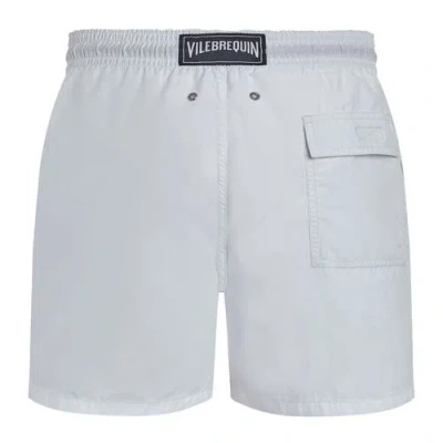 Vilebrequin Men Swim Shorts Embroidered Whale In White