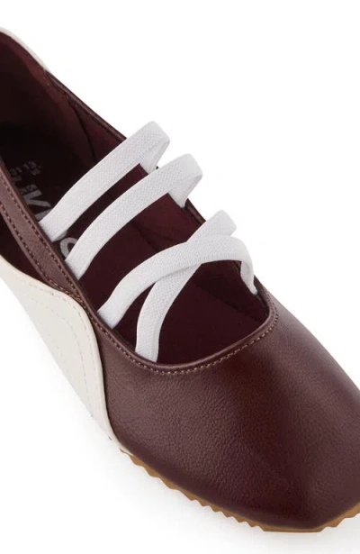 Cotton On Kids Kid's Spencer Sporty Flats In Burgundy
