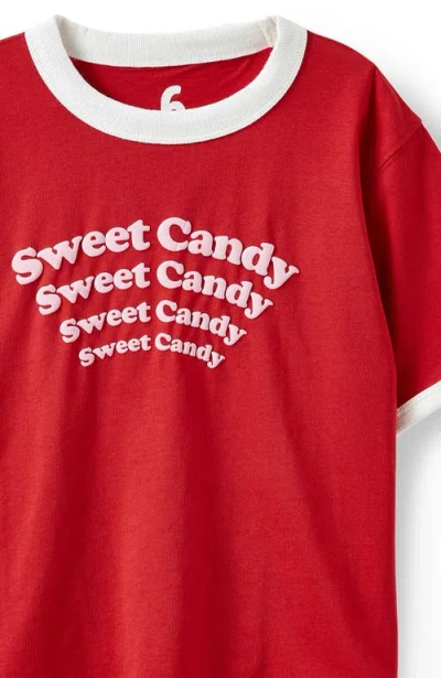 Cotton On Kids Kid's Poppy Oversize Graphic Print Tee In Red