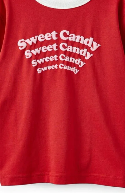 Cotton On Kids Kid's Poppy Oversize Graphic Print Tee In Red