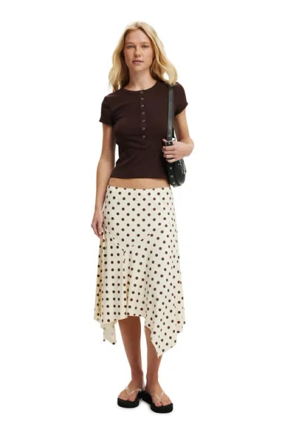 Cotton On Christy Henley Tee In Brown