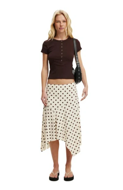 Cotton On Christy Henley Tee In Brown