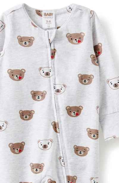 Cotton On Kids The Billie Long Sleeve Zip Romper In Neutral