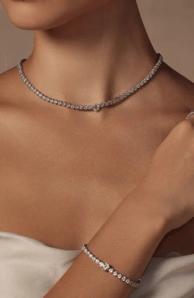 Bearfruit Jewelry Celeste Tennis Necklace & Bracelet Set Holiday Gift Idea In Multi