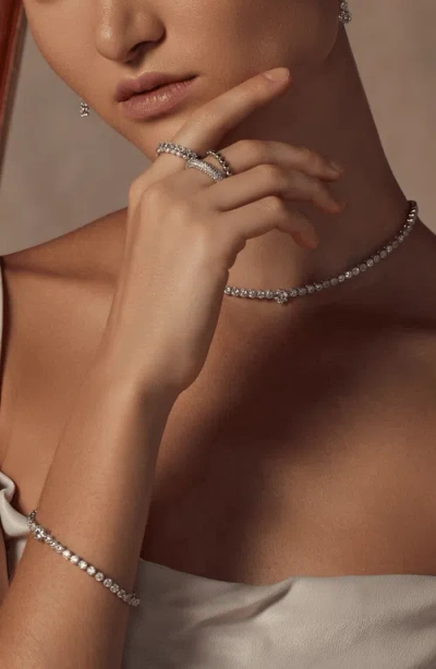 Bearfruit Jewelry Celeste Tennis Necklace & Bracelet Set Holiday Gift Idea In Multi