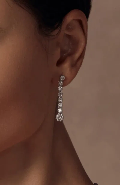 Bearfruit Jewelry Celeste Tennis Necklace & Earring Set Holiday Gift Idea In Metallic