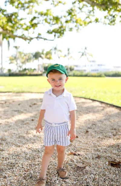 Bits & Bows Dumptruck Baseball Hat In Green