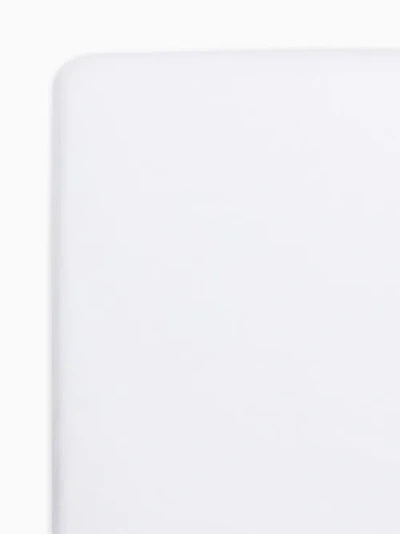 Colored Organics Organic Poplin Fitted Crib Sheet In White