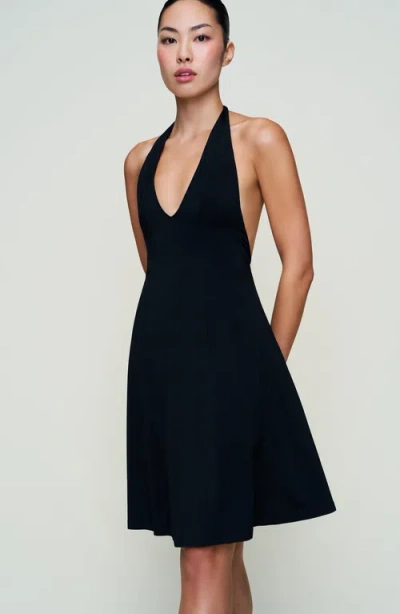 Guizio Halter Dress In Black
