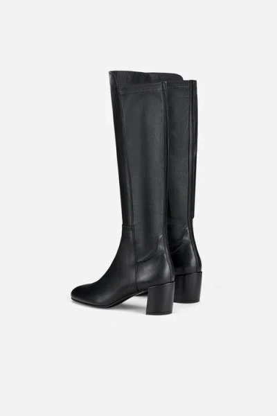 Agl Attilio Giusti Leombruni Agl Lynn High Heeled Nappa Boot In Black