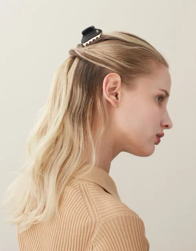 Alexandre De Paris Vendome Crystal Small Hair Clip In Gold