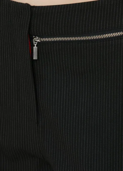 Pcfg Zip Detail Skinny Women Flare Pant In Black