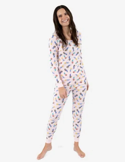 Leveret Cotton Matching Family Pajamas, Dream Weaver Prints In Multi