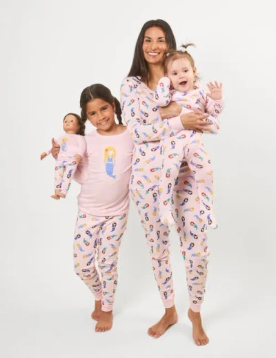 Leveret Cotton Matching Family Pajamas, Dream Weaver Prints In Multi