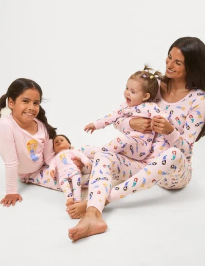 Leveret Cotton Matching Family Pajamas, Dream Weaver Prints In Multi