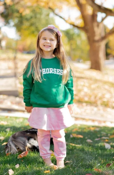 Bits & Bows Skirted Bow Jogger In Pink