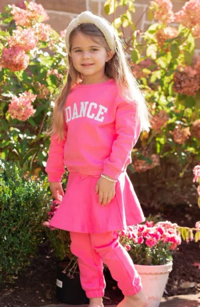 Bits & Bows Skirted Bow Jogger In Pink