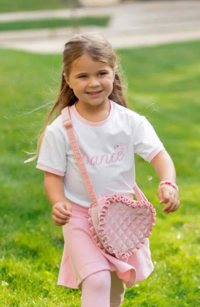 Bits & Bows Skirted Bow Jogger In Pink