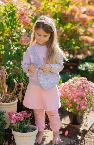 Bits & Bows Skirted Bow Jogger In Pink