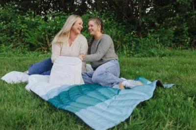 Oniva Aura Outdoor Puffer Blanket In Multi