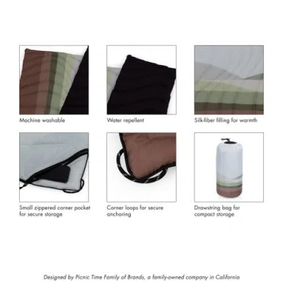 Oniva Aura Outdoor Puffer Blanket In Multi