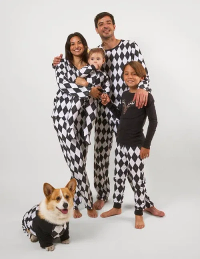 Leveret Loose Fit Cotton Matching Family Holiday Pajamas, Classic & Geometric Patterns In Red