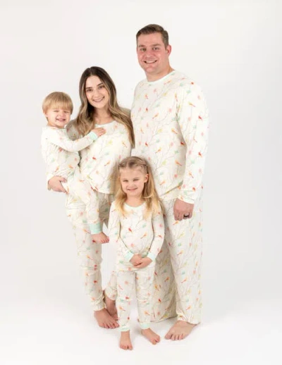 Leveret Viscose Matching Family Holiday Pajamas, Reindeer & Polar Bear Prints In Multi