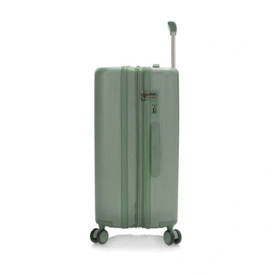 Heys Earth Tones Medium Upright Spinner Suitcase In Green