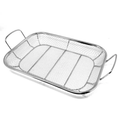 Norpro Stainless Steel Grilling Basket In Silver