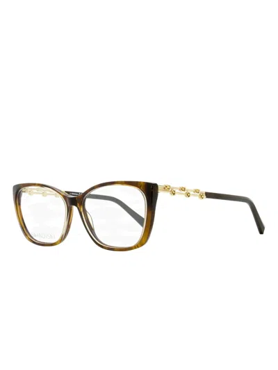 Swarovski Eyewear Sk5383 Glasses In Brown