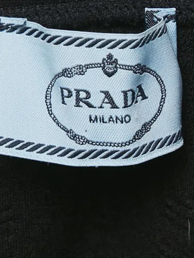 Pre-owned Prada Zip-up Top In Black