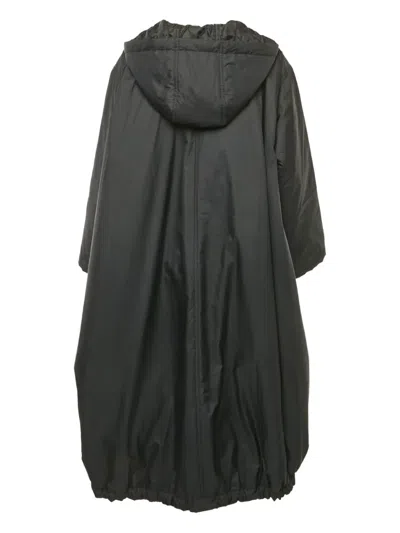 Pre-owned Comme Des Garçons Hooded Drawstring Jacket In Black