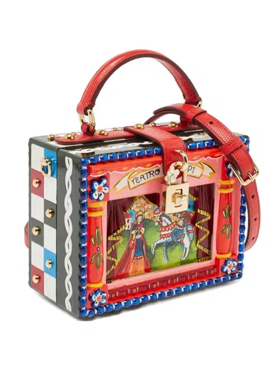 Pre-owned Dolce & Gabbana Dolce Box Two-way Handbag In Multi