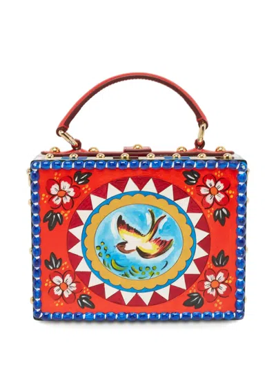 Pre-owned Dolce & Gabbana Dolce Box Two-way Handbag In Multi