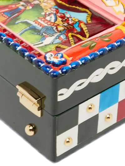 Pre-owned Dolce & Gabbana Dolce Box Two-way Handbag In Multi