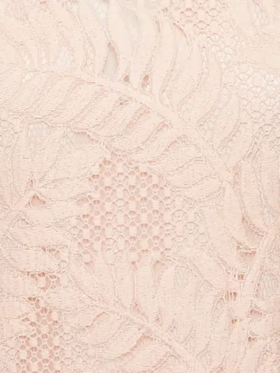 Pre-owned Alexis Lace Shift Dress In Pink