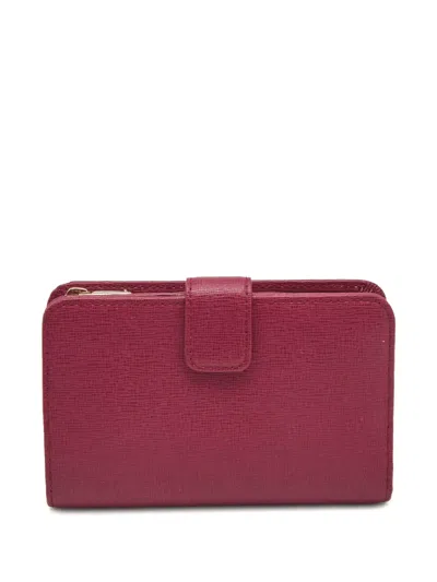 Pre-owned Furla Babylon Leather Wallet In Pink
